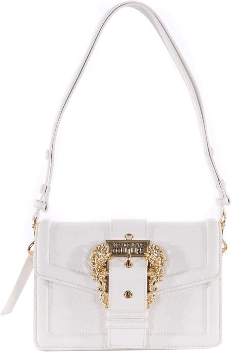 versace jeans borsa bianca vobbia 003|Borsa A Spalla Versace Jeans Couture In Pelle Vegana Bianca, .